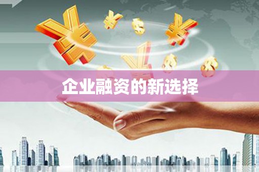 铜官山企业融资的新选择