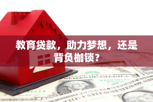 铜官山教育贷款，助力梦想，还是背负枷锁？