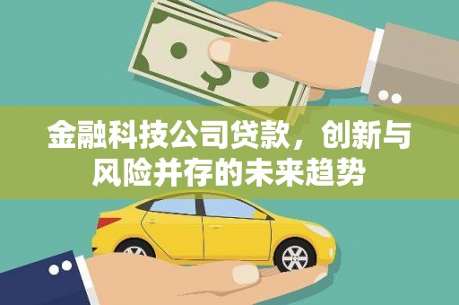 铜官山金融科技公司贷款，创新与风险并存的未来趋势