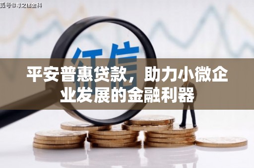铜官山平安普惠贷款，助力小微企业发展的金融利器