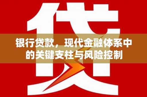 铜官山银行贷款，现代金融体系中的关键支柱与风险控制