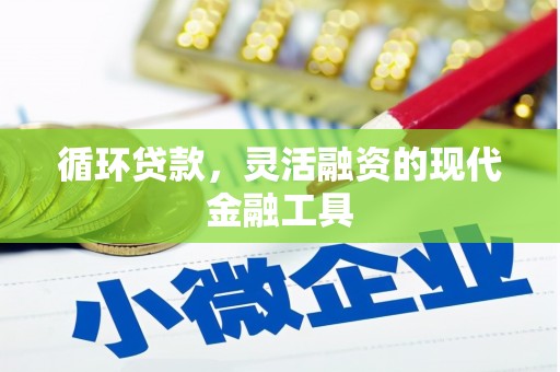 铜官山循环贷款，灵活融资的现代金融工具