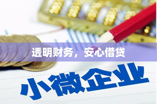 铜官山透明财务，安心借贷